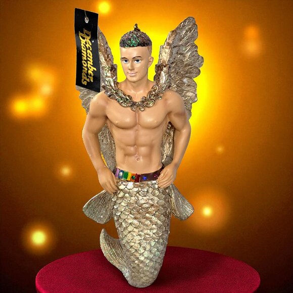 December Diamonds 55-55157 Merman Ornament Big Gaybriel - Picture 9 of 11